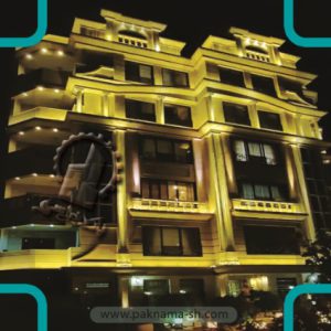 نورپردازی ساختمان در شاهین شهر